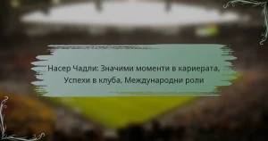 Насер Чадли: Значими моменти в кариерата, Успехи в клуба, Международни роли